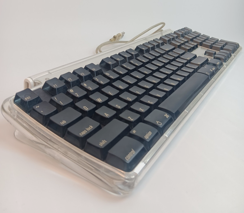 Apple Pro Silver/Black/Clear USB Keyboard M7803 MAC, Wired, 2000