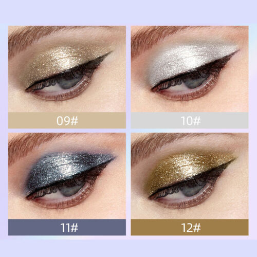 Liquid Eyeshadow Crystal Glitter Shimmer Long lasting Chrome Metallic Shiny - Picture 12 of 22
