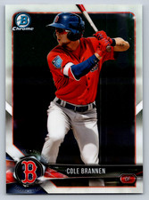 2018 Bowman Chrome #BCP154 Cole Brannen Boston Red Sox Baseball Card