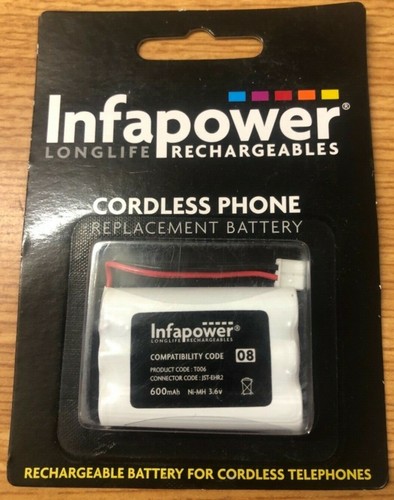 Joblot, Infapower, teléfono inalámbrico, batería de repuesto. - Imagen 3 de 5