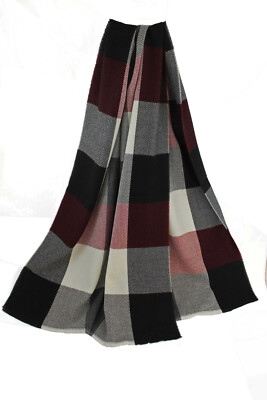 Woven scarf 100% pure wool check pattern women's scarf men's scarf herringgrade pattern 