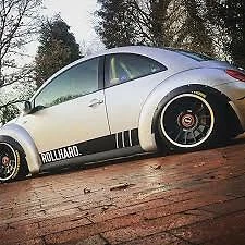 VW New Beetle Fender Flares JDM Wide Body Kit extensões de arco 70mm 4 peças. - Imagem 2 de 4