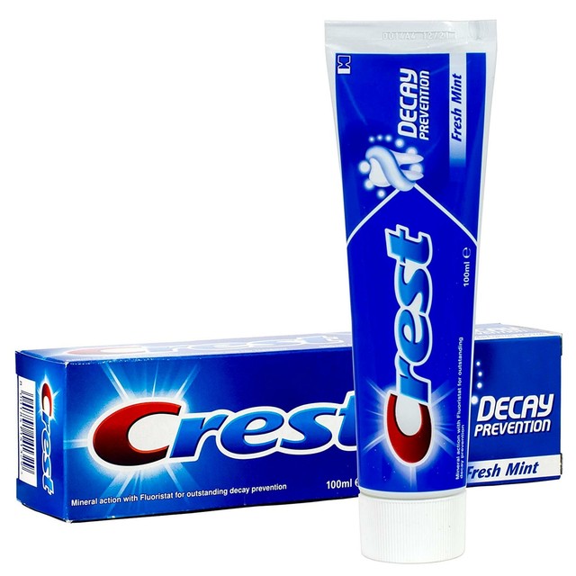 3x Crest Decay Prevention Fresh MINT Fluoride Toothpaste 100ml for sale