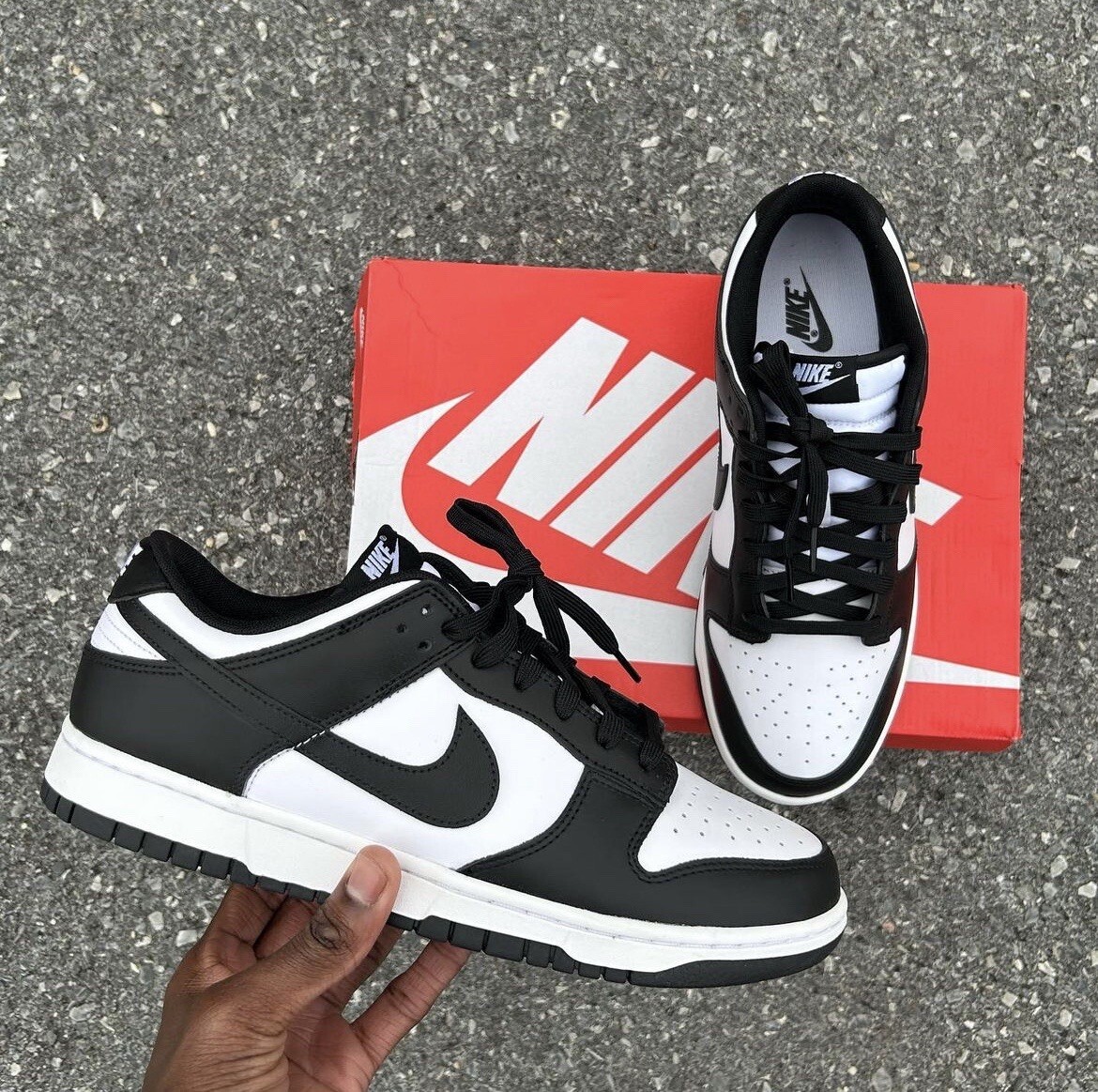 Size 10 - Nike Dunk Low Panda | eBay