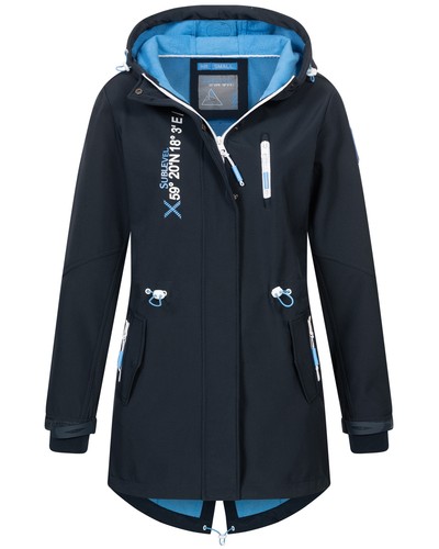 Sublevel Damen Frühlings Softshell Jacke Outdoor Regen Übergangs Funktionsjacke - Bild 2 von 37