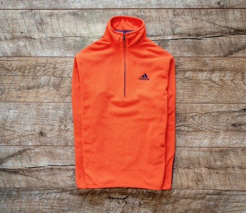 Adidas vintage fleece jacket size S XS 