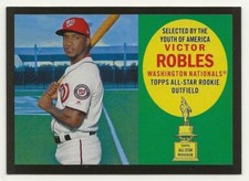 2020 Topps Archives VICTOR ROBLES 1960 All-Star Rookie BLACK  71/99  Nationals