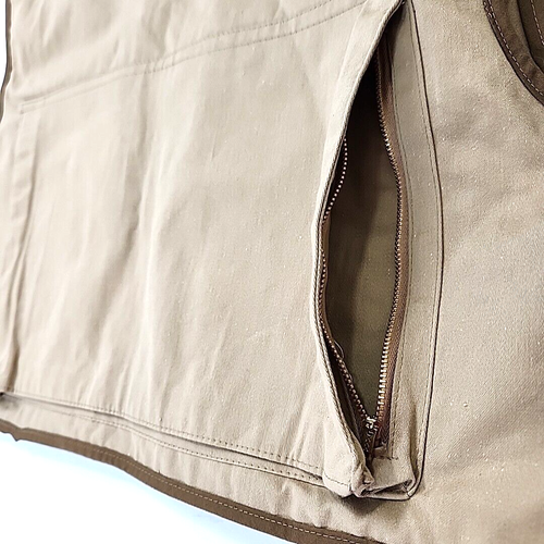 Gilet vintage Stansport pesca utility uomo M beige kaki tasche escursionismo fotografia - Foto 6 di 11