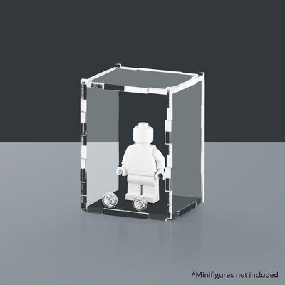 Black LEGO Minifigure Display Case