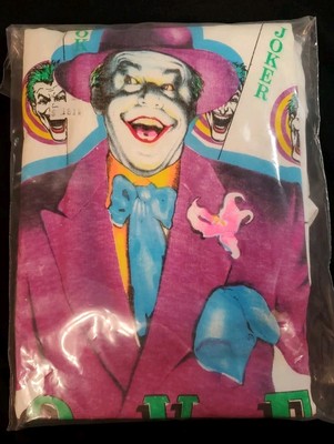 JOKER NICHOLSON STEDMAN L SIZE VINTAGE T-SHIRT BRAND NEW ORIGINAL PACKAGING TAPE