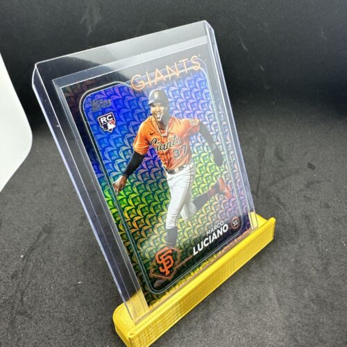 2024 Topps Series 1 Marco Luciano Holiday Easter Foil RC #232 - Picture 2 of 4