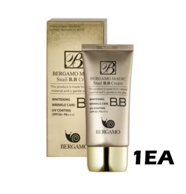 Bergamo/Magic Snail BB Cream50ml/Whitening Wrinkle Care Sunblock/NO.1Korean Made