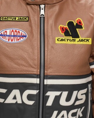 Travis Scott Cactus Jack Leather Jacket | eBay