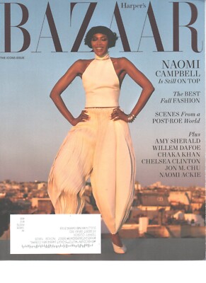 Harper's Bazaar Magazine SEPTEMBER 2024 NAOMI CAMPBELL Fall