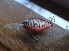 Hard to Find Older Lazy Ike Natural Ike,2" Model Deep Runner,Crawdad