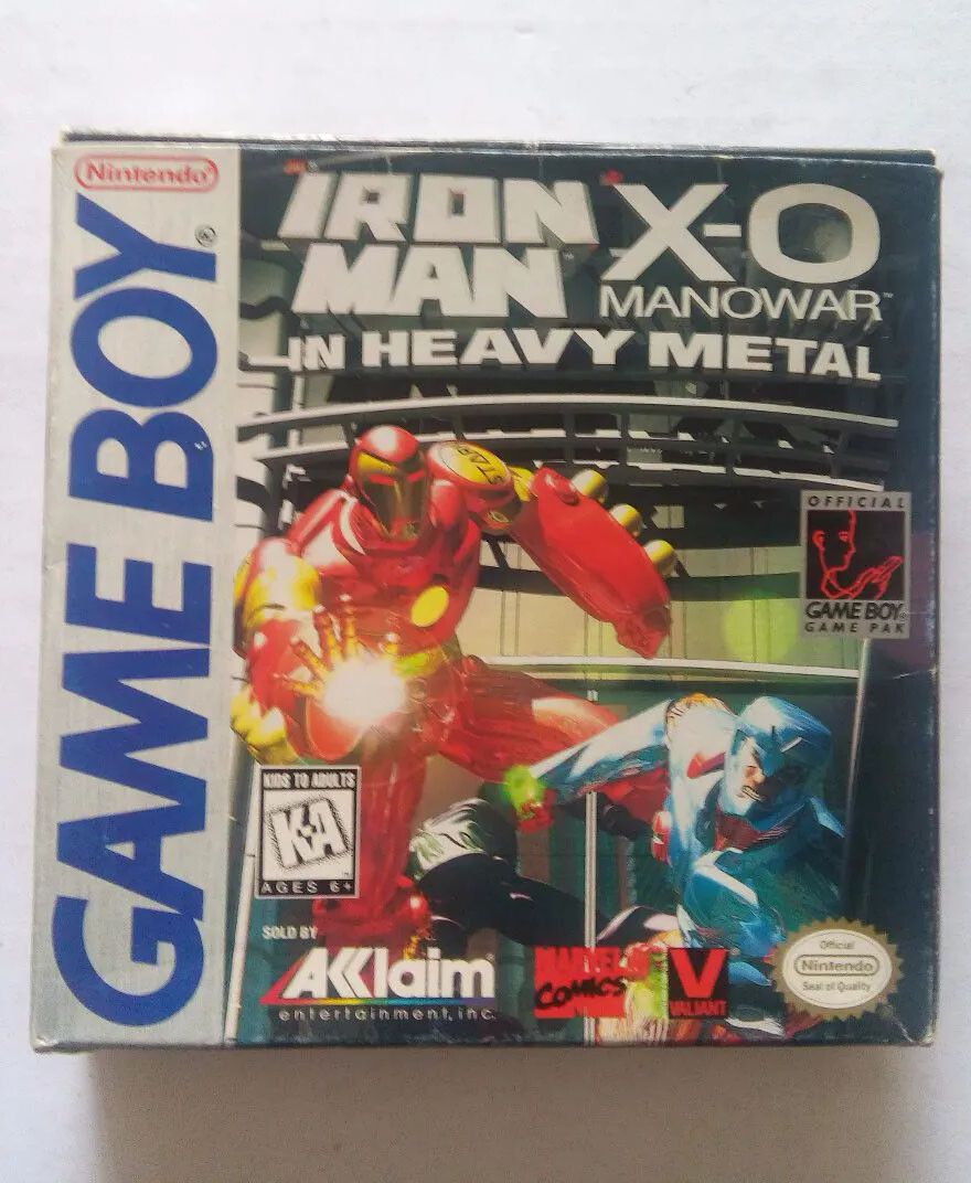 Iron Man X O Manowar In Heavy Metal Nintendo Game Boy 1996 For Sale Online Ebay