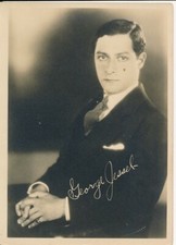 GEORGE JESSEL Original Vintage 1920s "Signed" Studio Silent DBW Portrait Photo