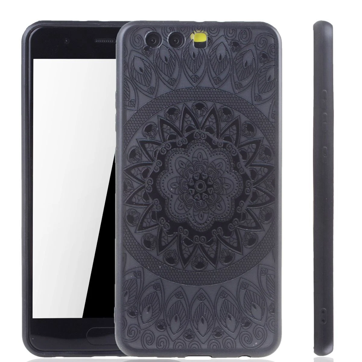 Verco Custodia Portafoglio In Pelle PU Per Huawei P10 - Cover Flip Con Magnete, Supporto Orizzontale, Nero