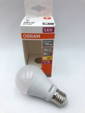 OSRAM LED Lampe E27, 10.5W, dimmbar, warmweiß, ersetzt 75W, matt, Classic