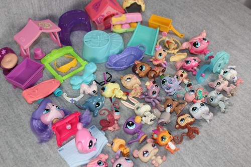 LITTLEST PET SHOP LPS Hasbro 30x Figures Play Set Accessories Job Bundle Lot 2 - Bild 5 von 22