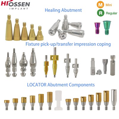 Fits Osstem Hiossen Dental Locator /Healing Abutments M/R Impression Lab Analog