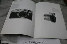 LEICA LEITZ M SYSTEM 48 PAGE INFORMATION BROCHURE LEAFLET GENUINE ORIGINAL