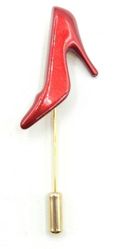 Salvatore Ferragamo Red Shoe Stick Pin - Picture 7 of 8