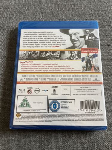 Citizen Kane (1941) Orson Welles Blu-Ray Import BRAND NEW Free Ship - Picture 2 of 2