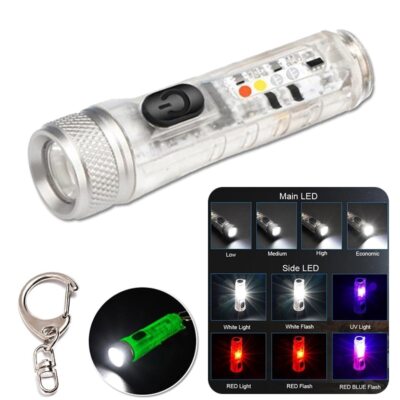 Mini LED Taschenlampe Wiederaufladbar M300 Multifunktion Wiederaufladbar USB-C