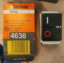 BTICINO - 4636 - INTERRUTTORE AUTOMATICO MAGNETOTERMICO BIPOLARE 16A