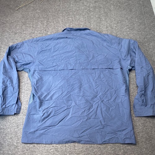 Mountain Hardwear Button Up Travel Shirt Mens XL Vented Trekking Hiking Flaws - Picture 7 of 13
