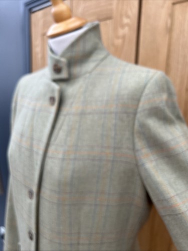 Ladies MUSTO Pure WOOL Tweed COUNTRY PADDOCK JACKET Coat FIELD UK 14 40' - Picture 10 of 19