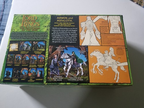 Herr der Ringe TOY BIZ ARWEN & ASFALOTH DELUXE RIDER SET FÜR GRÜNE BOX NEU IN VERPACKUNG - Bild 6 von 6