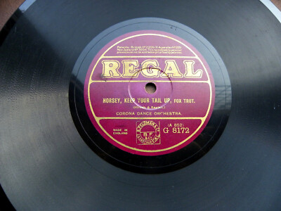 1818/SAVOY HAVANAH BAND-1924-Horsey, keep your tail-HOT-SOLISTIK-78rpm Schellack