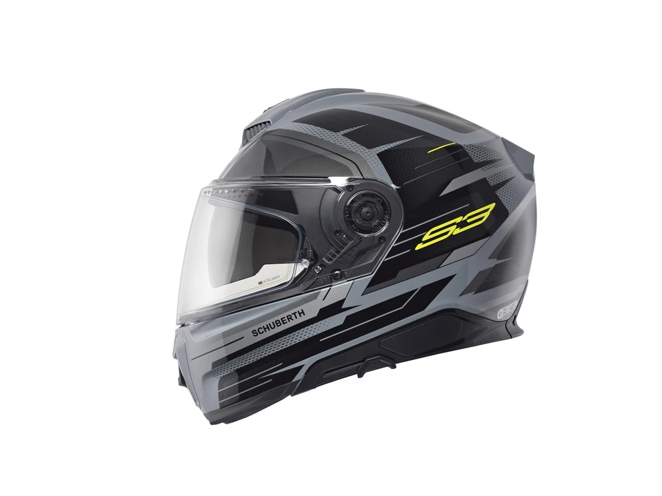 Schuberth S3 ECE Apex Motorradhelm (Grau/Schwarz) Gr: XL (61) - Bild 2 von 4