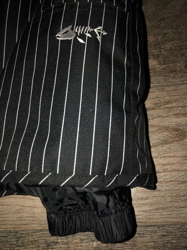 DNA Ride Descente Size 10 Insulated Ski Snow Pants Junior Youth Black White - Picture 7 of 8