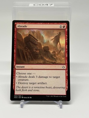Magic the Gathering MTG Abrade (83) Hour of Devastation  2017 LP