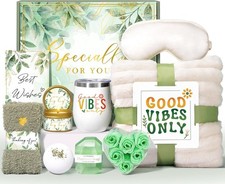 Self Care Gifts for Women, Get Well Soon Care Package for Women W/Blanket, Relax