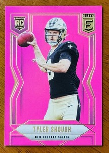 2025 Donruss Elite #178 Tyler Shough Rookie Card PINK SP New Orleans Saints
