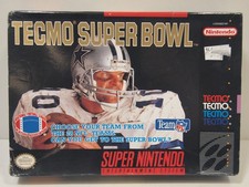 Tecmo Super Bowl Super Nintendo SNES Authentic BOX ONLY