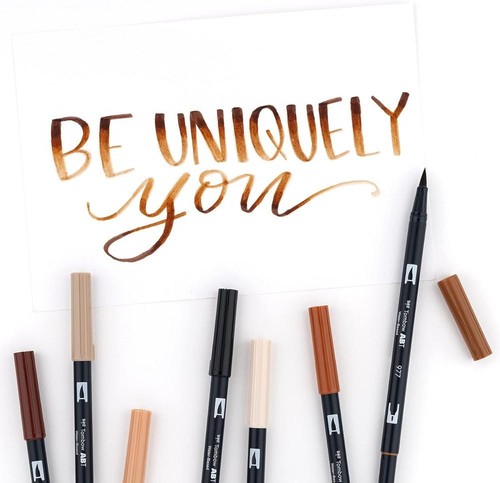 Tombow Dual Brush Pen Art Markers, Portrait, 10-Pack, 56170 - Picture 8 of 9