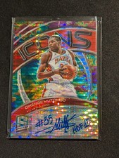 2020/21 PANINI SPECTRA DIKEMBE MUTOMBO /35 AUTO CELESTIAL ICONS AUTOGRAPH Auto