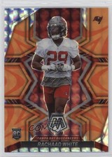 2022 Panini Mosaic Rookies Reactive Orange Mosaic Prizm Rachaad White #345 0a6