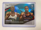 TOPPS TEAM GB 2024 LINFORD CHRISTIE/ZHARNEL HUGHES BLUE PARALLEL 02/25.