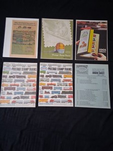 Aurora Postage stamp trains catalog lot