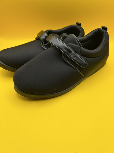 Orthopedic Diabetic Shoes, Womens Size 11 WIDE Black, soft Lycra style material. - Picture 1 of 9