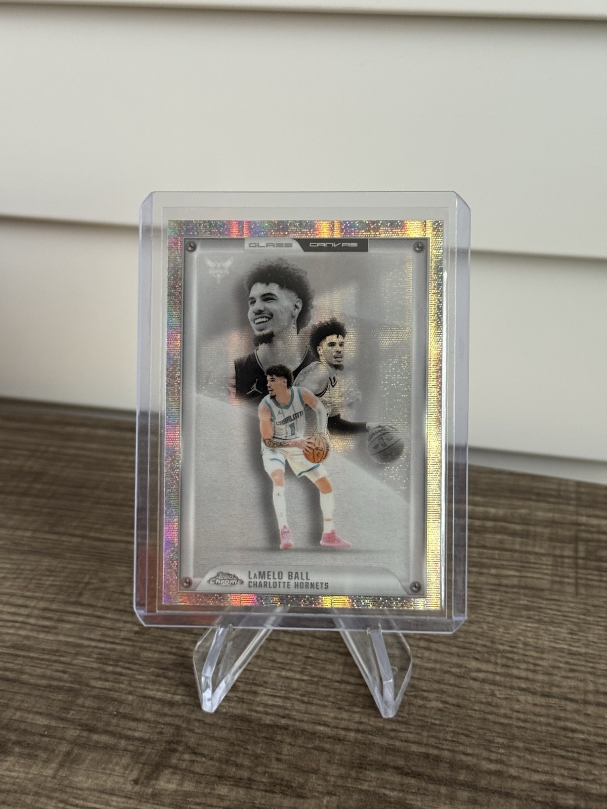 2025-26 Topps Chrome LaMelo Ball Glass Canvas SSP Case Hit GC-9 Hornets