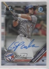 2019 Bowman Chrome Prospect Refractor 185/499 Chad Spanberger #CPA-CS Auto 0l2