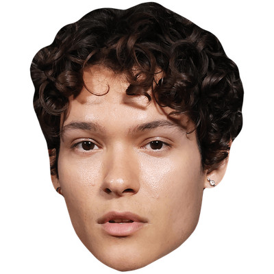 Omar Rudberg (Curly Hair) Big Head. Larger than life mask.