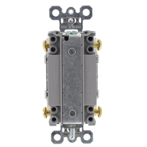 Pass & Seymour White Decorator Rocker Wall Light Switch 4-WAY 15A Bulk TM874-W - Picture 4 of 5